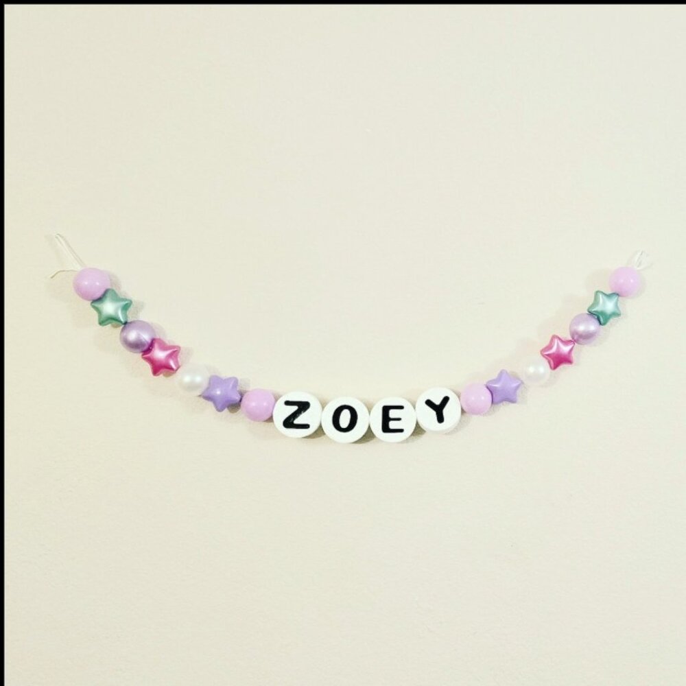 Personalized friendship bracelet name banner or garland decor